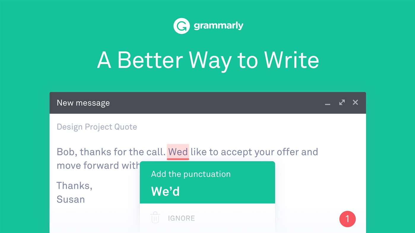 Grammarly, una nuova estensione per Microsoft Edge