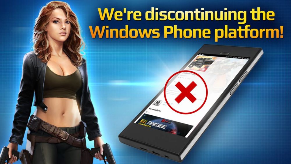 Persino Gameloft dice addio a Windows Phone e Windows 10 Mobile