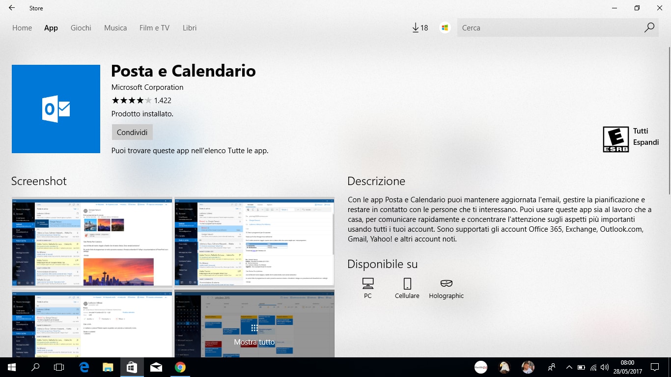 Posta e Calendario si aggiorna al Microsoft Fluent Design [Insider]