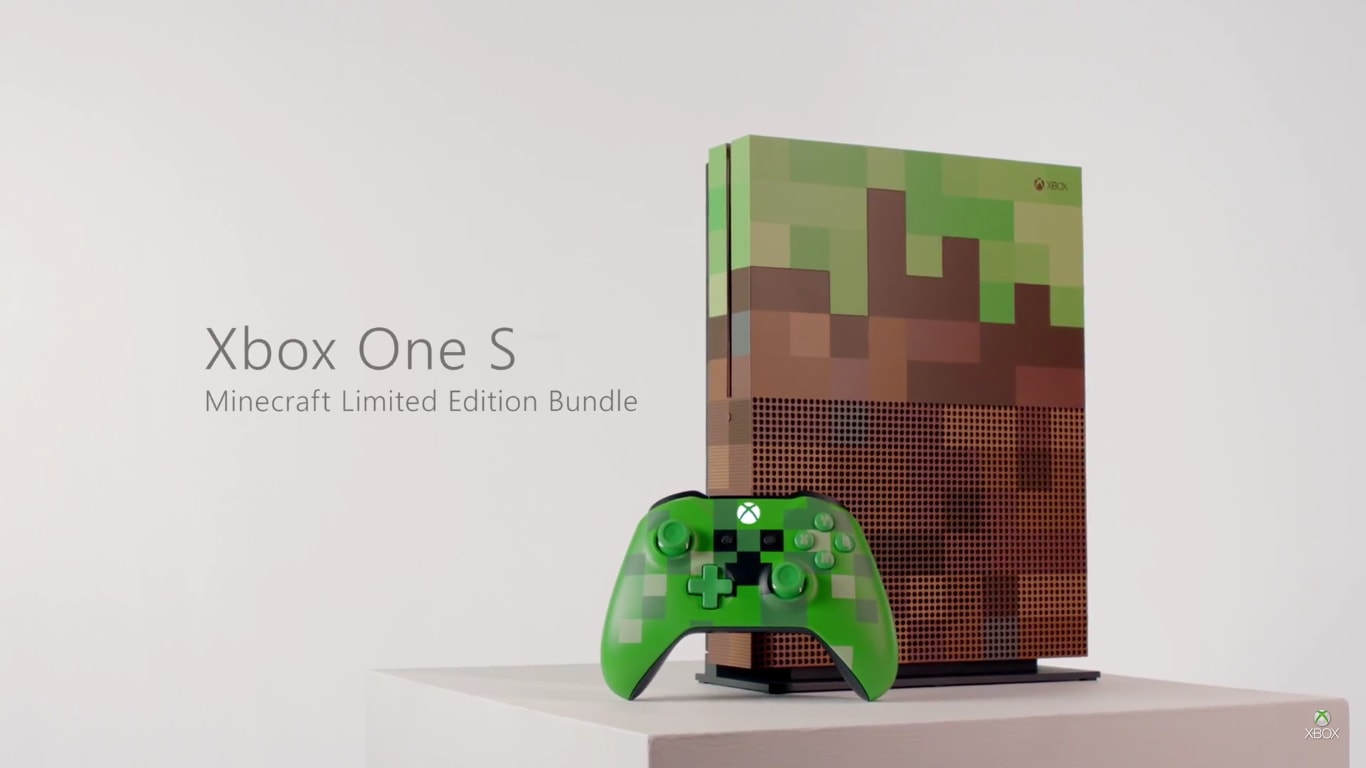 Ora è ufficiale: ecco la nuova Xbox One S Minecraft Limited Edition [PREORDINE]