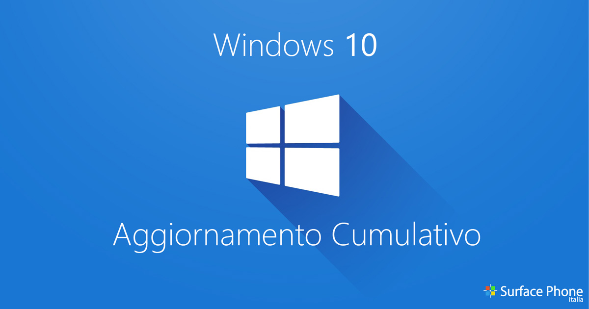 Windows 10 e Windows 10 Mobile Creators Update: disponibile aggiornamento cumulativo