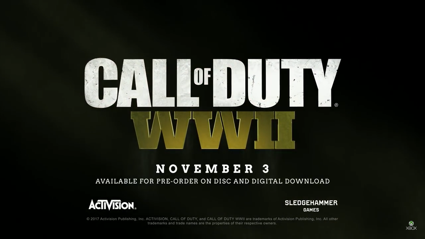 Call of Duty WWII, lo sparatutto di Activision arriva su Xbox One