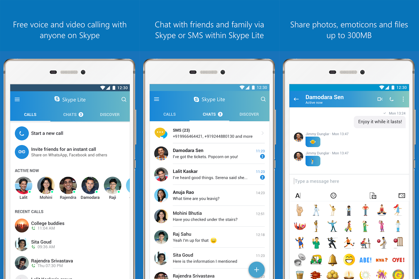 Skype Lite per Android disponibile ora anche in Italia