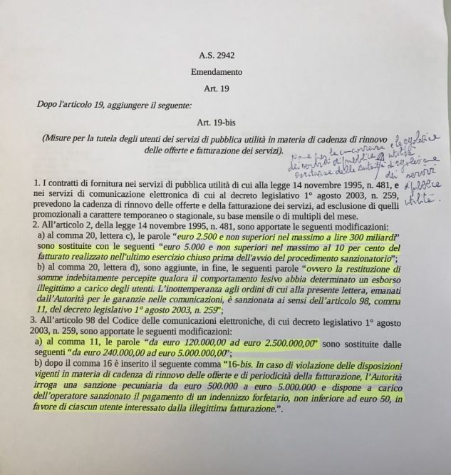 Fatturazione a 28 giorni, Stefano Esposito (Pd) ‘Abolita per tutti, anche per il mobile’