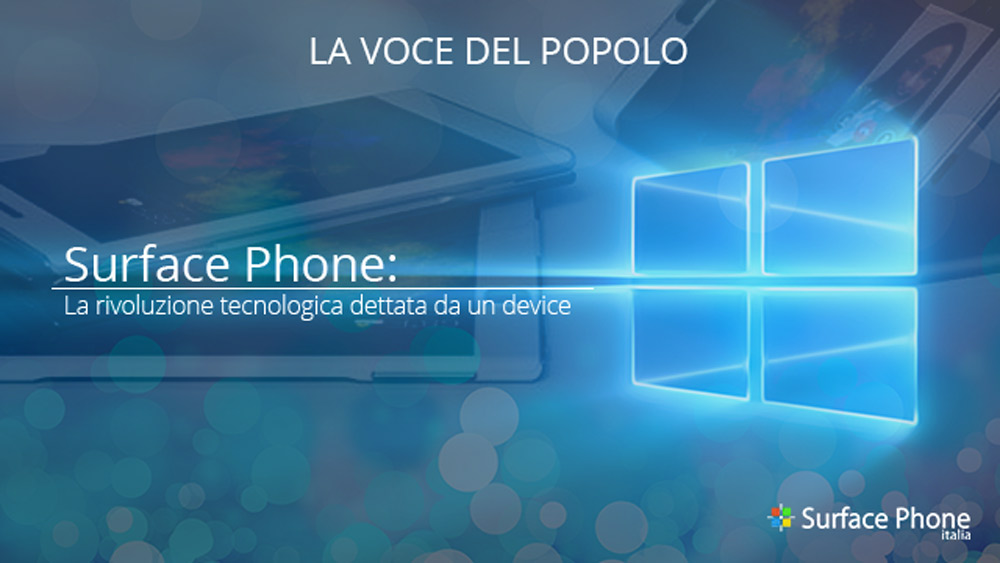 Surface Phone: la rivoluzione tecnologica dettata da un device | [LA VOCE DEL POPOLO]