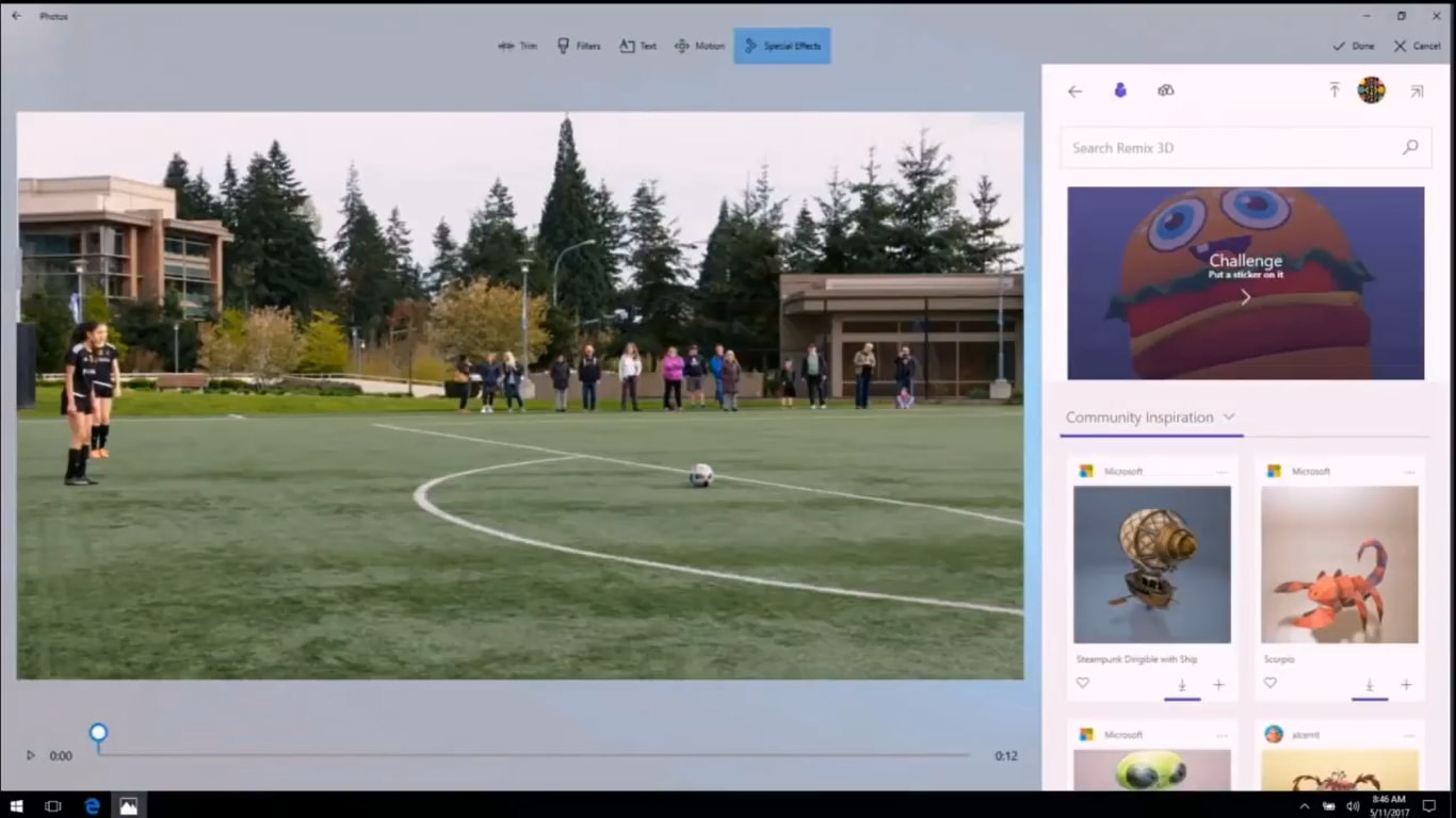 Remix 3D in arrivo a breve nell’app Foto di Windows 10
