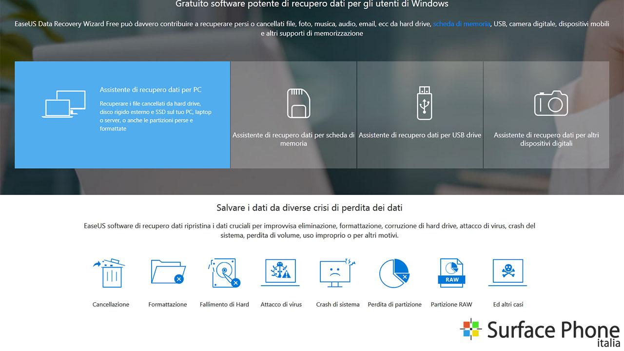 EaseUS Data Recovery Wizard: strumento free di recupero dati [Recensione]