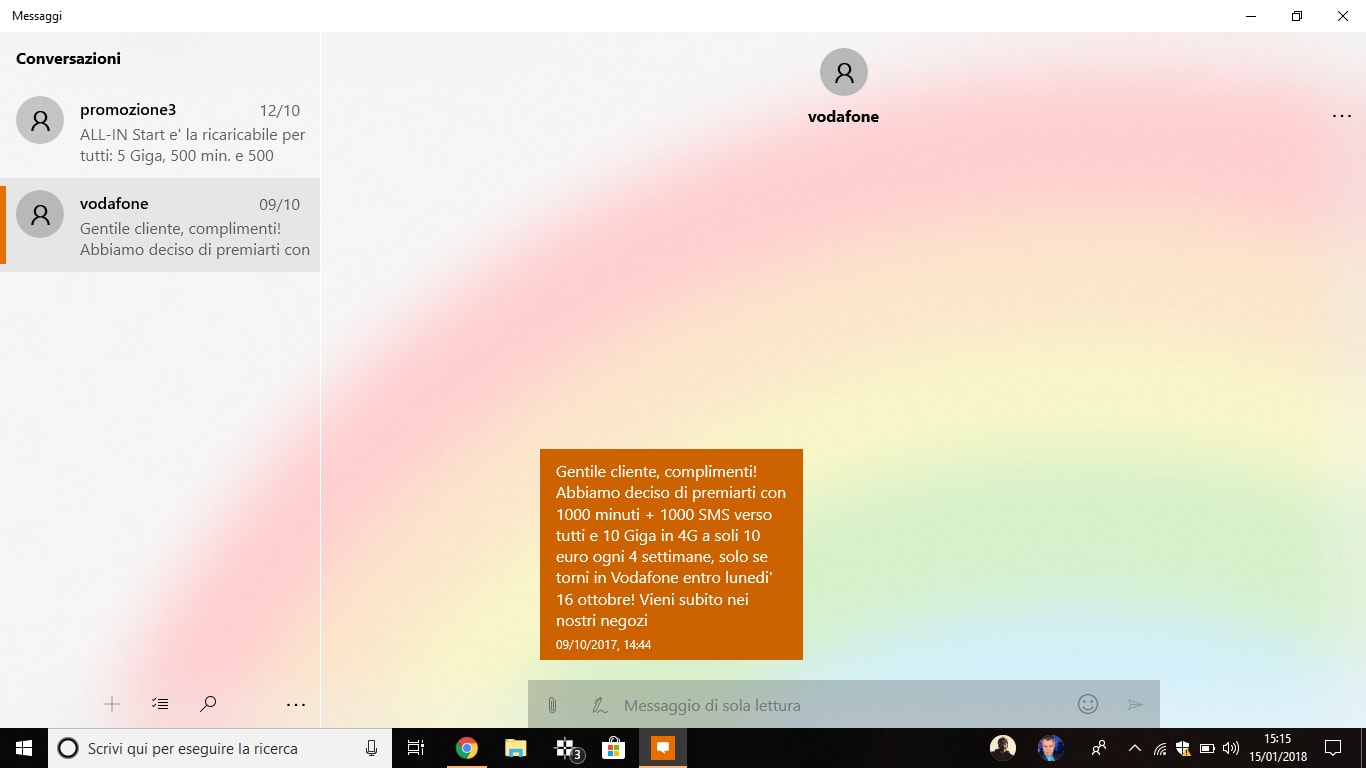Microsoft “resuscita” l’app messaggi di Windows 10 con un nuovo aggiornamento
