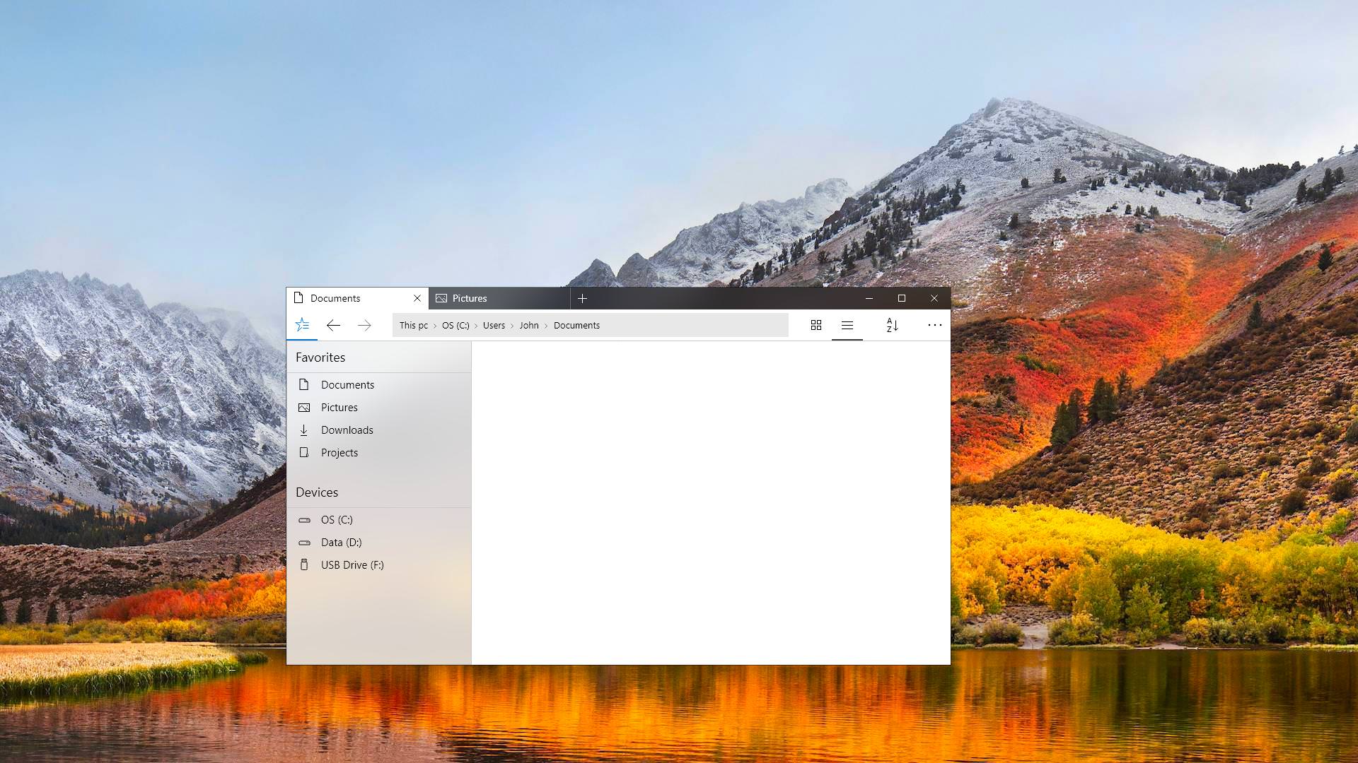Sognate un nuovo Esplora File in Windows 10 con Fluent Design? Ecco un concept